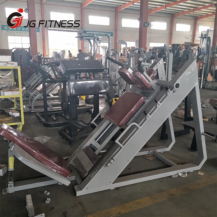 Fitness Equipment Gym Machines Sports Equipment Workout Leg Press Hack Squat Leg Exercise Machine Plate Loaded