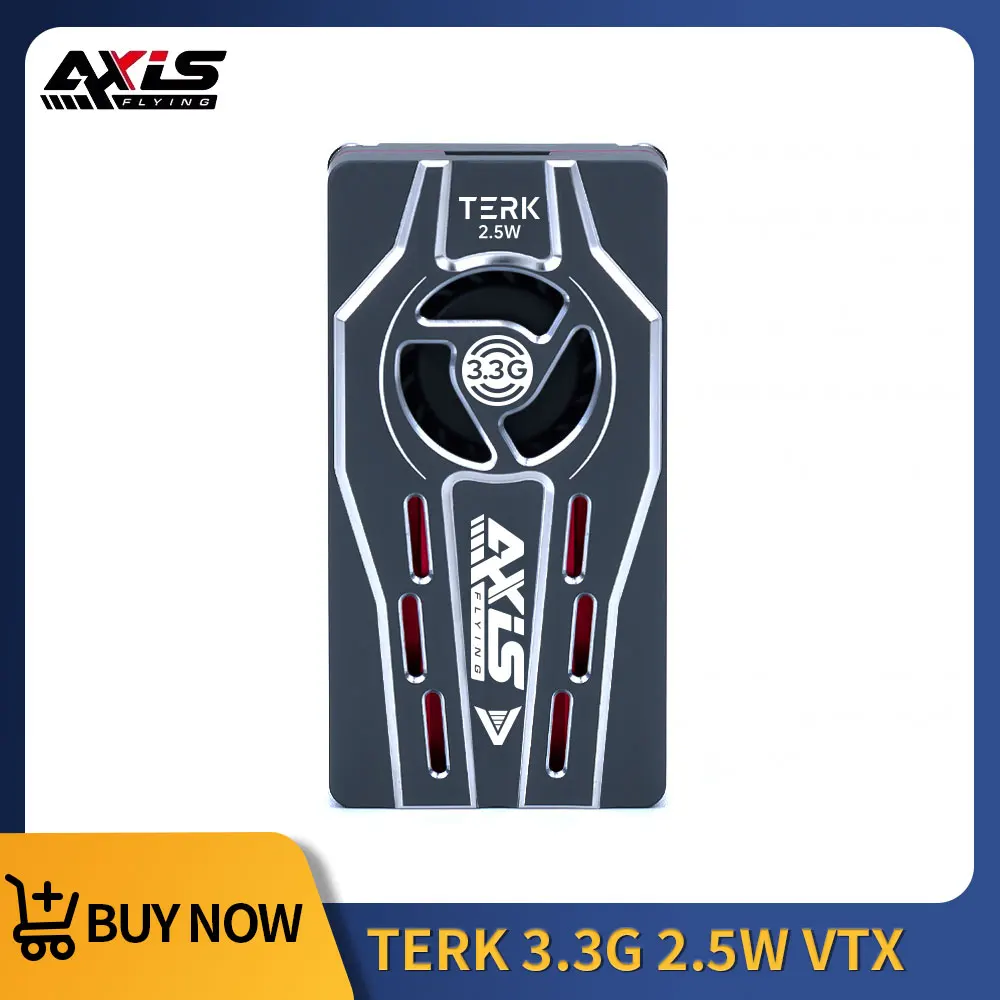 

Axisflying Dual Core TERK 3.3G 2.5W Analog VTX Drone Accessories Heat Sink Anti-interference Transmitter for FPV RC Quadcopter