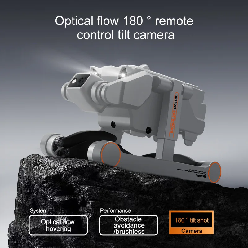 Rg700pro Four Axis Brushless Remote Control Drone Dual Camera Gps One Click Return Aircraft Aerial Photography Toy Birthday Gift