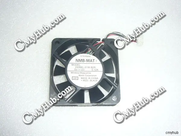 For NMB-MAT 2406KL-01W-B29 LA1 DC5V 0.12A 6015 6CM 60MM 60X60X15MM 4pin Cooling Fan 2406KL-01W-B29 LA1