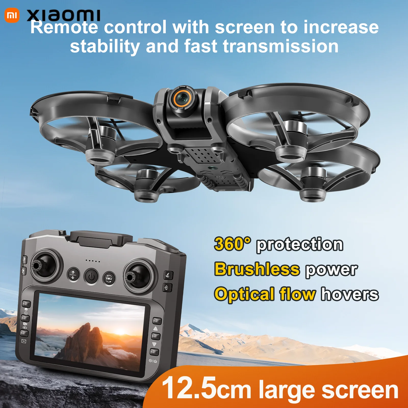Xiaomi S156 الطائرة بدون طيار فرش السيارات 8K المهنية HD كاميرات مزدوجة 5G واي فاي FPV تحوم التدفق البصري تجنب العوائق كوادكوبتر
