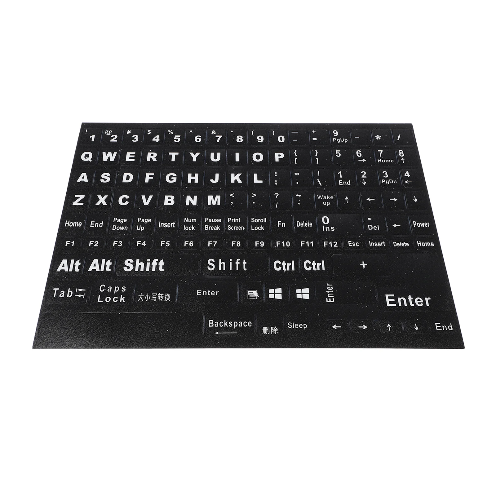 English Keyboard Stickers Alphabet Computer Replace Letter Language Pvc Replacement