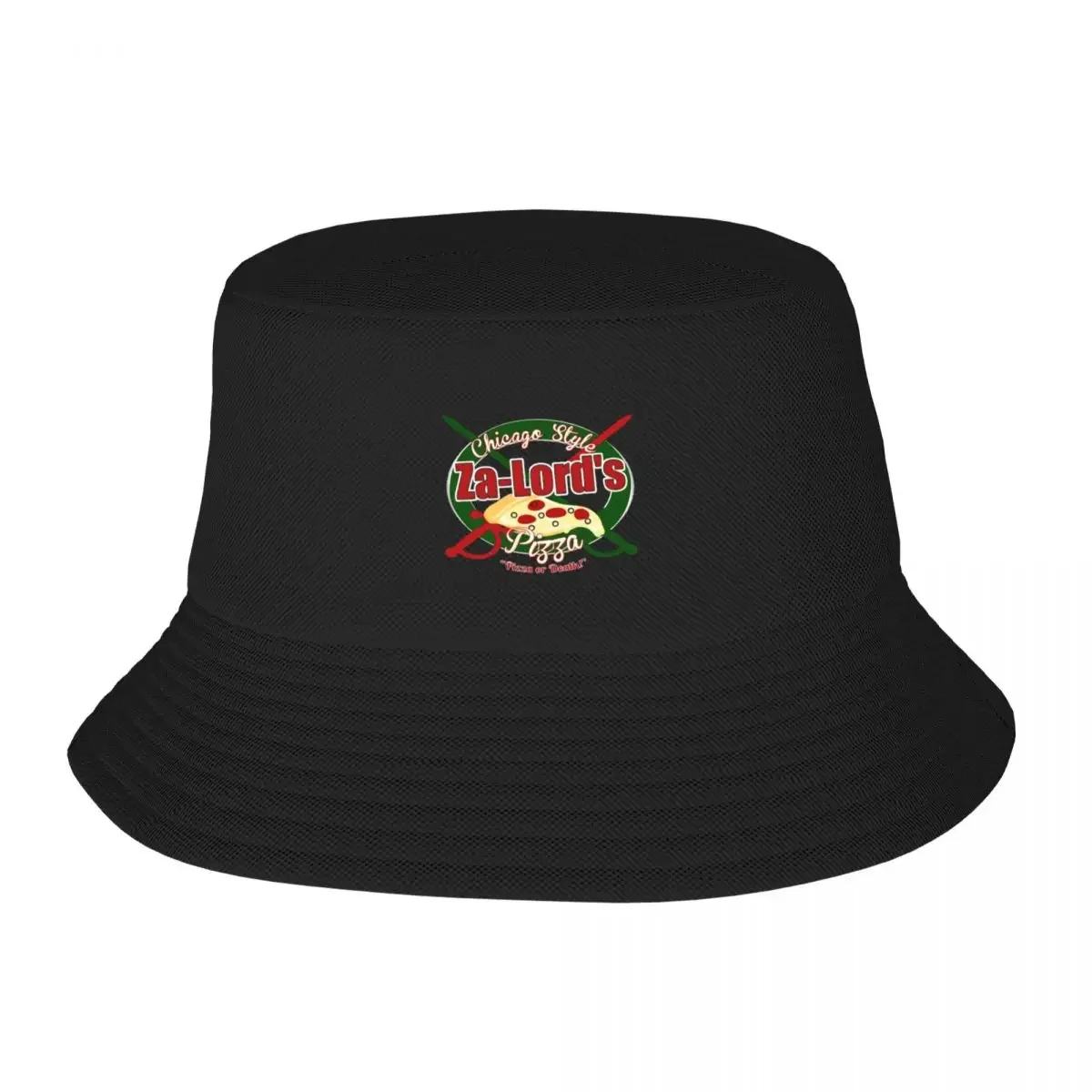 Pizza or Death! Bucket Hat Snapback Cap black Trucker Hats For Men Women's