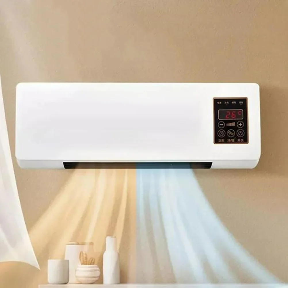 Wall Mounted Portable Airconditioner W/ Remote Control Split Max Airconditioners Mini Split AC/Heating System for Home Office