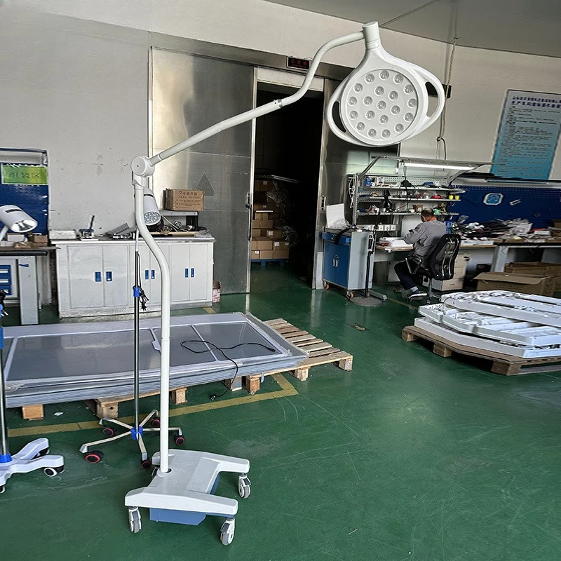 Vertical Mobile Shadowless Light Hospital Lighting LED Surgical Shadowless Light