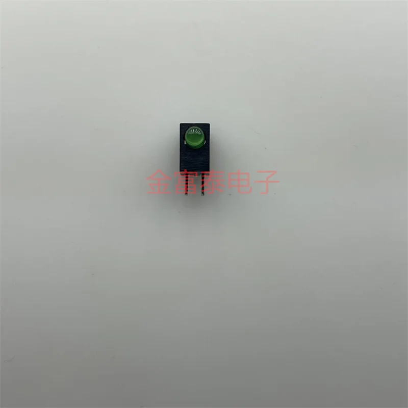 Support de lampe à LED, indicateur F3, trou unique, vert émeraude, cheveux verts, 10 pièces