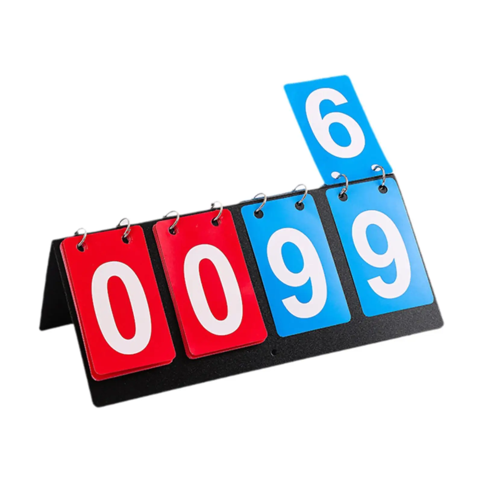 Sports Scoreboard Compact Flip Score Board for Badminton Football Basketball