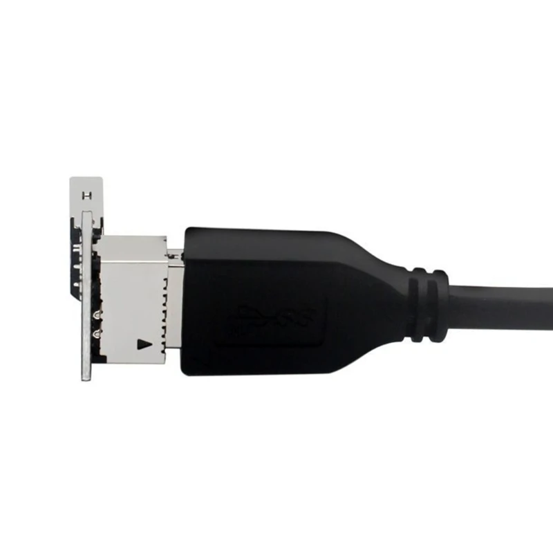 Q39D USB3.1 Bộ điều hợp góc phải 10Gbps Loại E để loại C đầu nối C cho các bản dựng bo mạch chủ PC