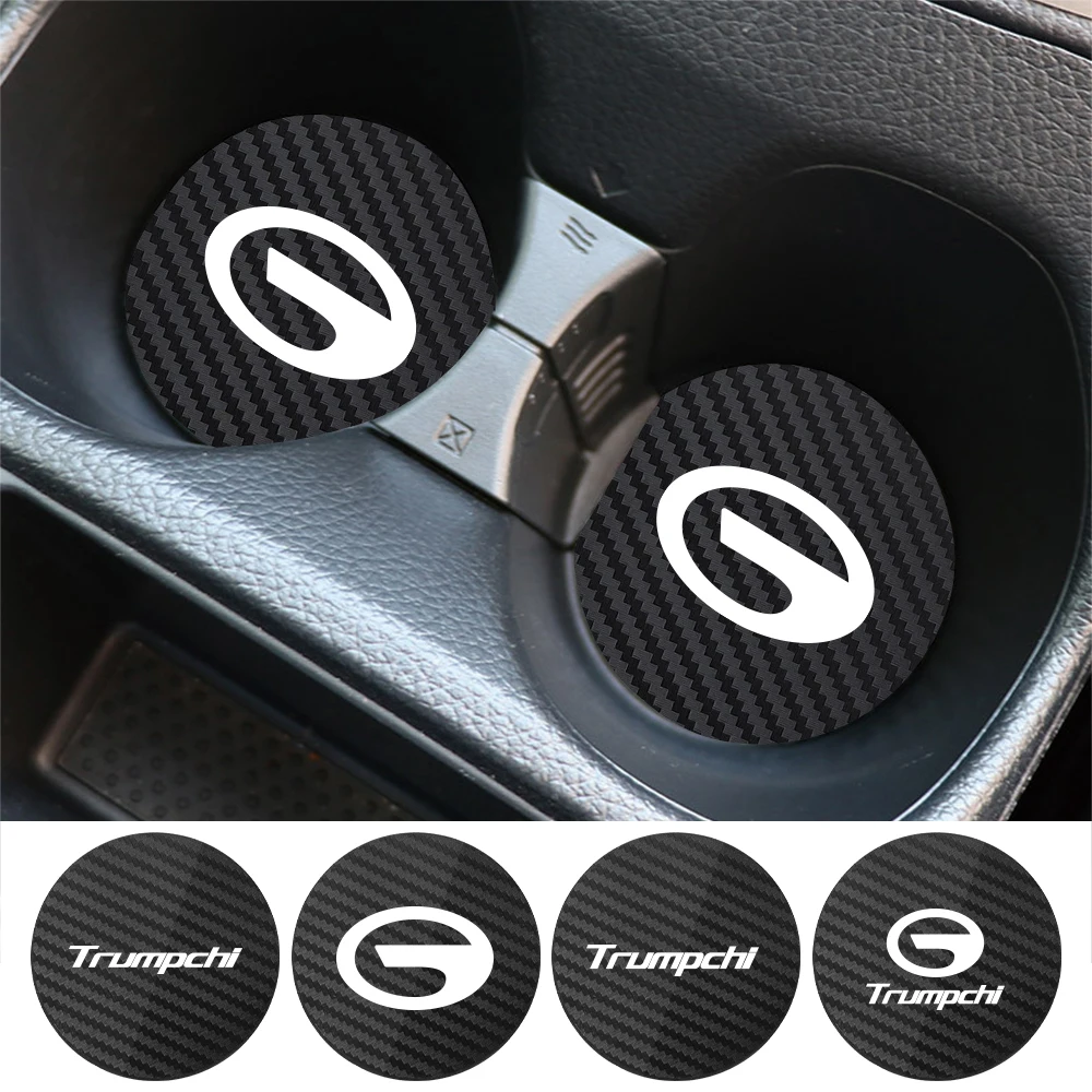 2PCS Car Cup Slot Non-Slip Mat Auto Interior Accessories For Trumpchi Gac GS8 GA8 GE3 GS3 GS4 GS5 GM8 GM6 GA5 GA3 GA4 GS7 GA6