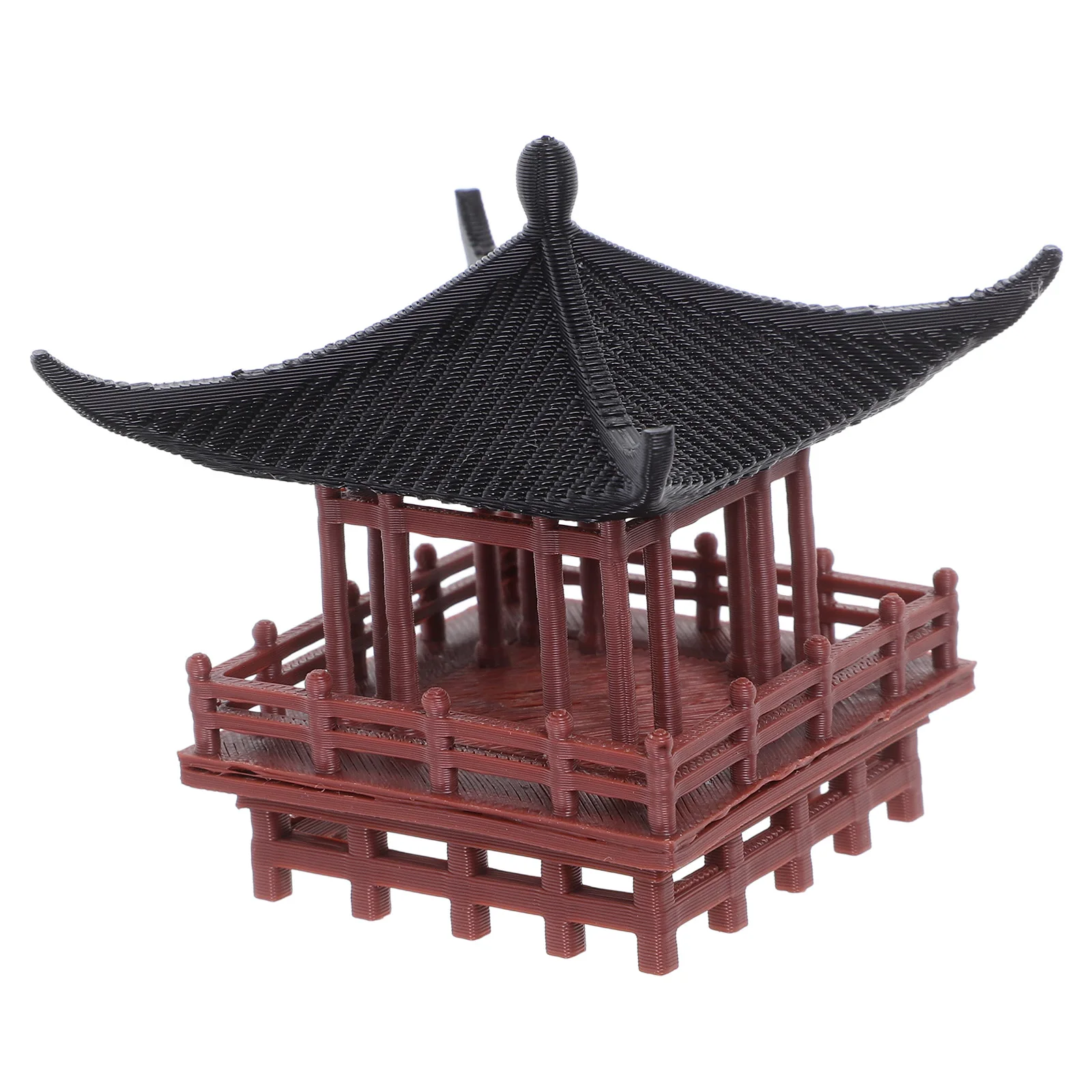 

Pavilion Decorations Home Desktop Ornaments Garden Micro Landscape Vintage Bonsai Model Statue Traditional Chinese Architecture