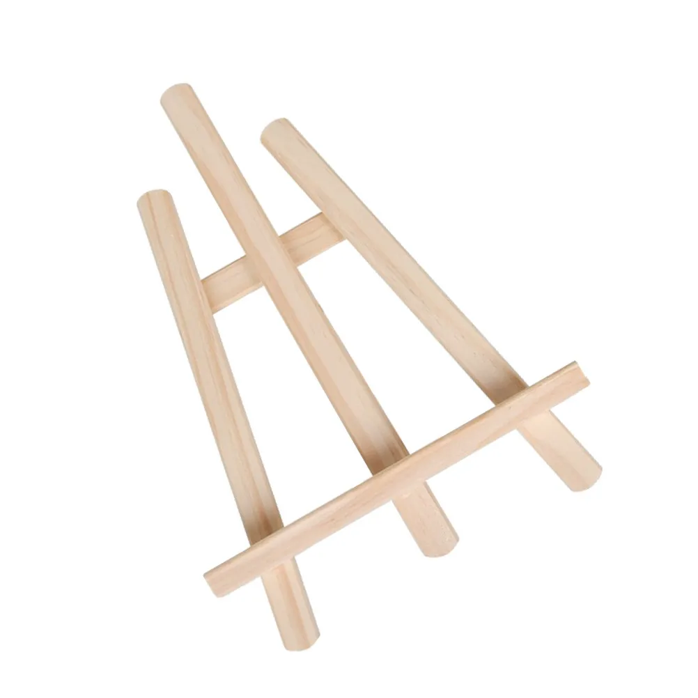 Wooden Painting Stand Easel for Beginners Students Artists Display Artwork Home Studio Outdoor Use Smooth Eco Friendly Natural