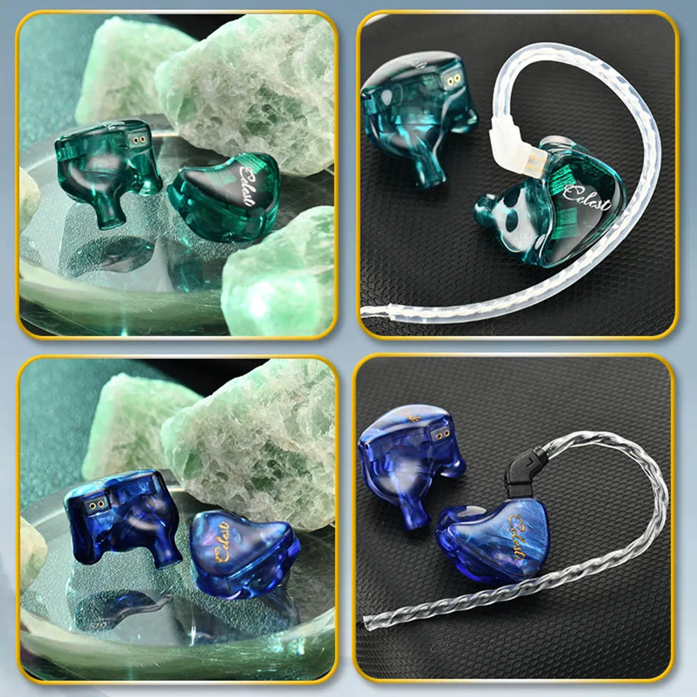 سماعات أذن Kinera Celest Wyvern Qing داخل الأذن HiFi 10 مم LCP محرك ديناميكي مع ميكروفون قابل للفصل IEMs كابل سماعات أذن صوتية