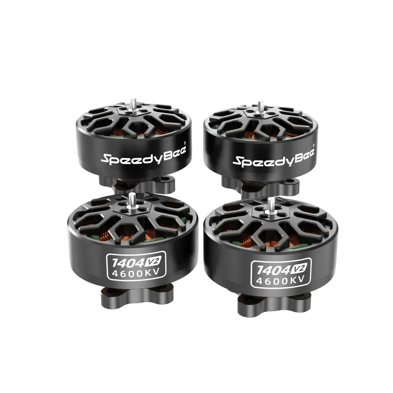 

4PCS SpeedyBee 1404 V2 Motor 4600KV 4S LiPo for Bee25 2.5inch FPV Drone