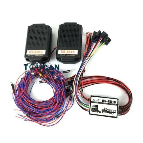 1/14 スケール RC カー トラック ローダー メインボード 16 LED ライト セット TH00949-SMT4