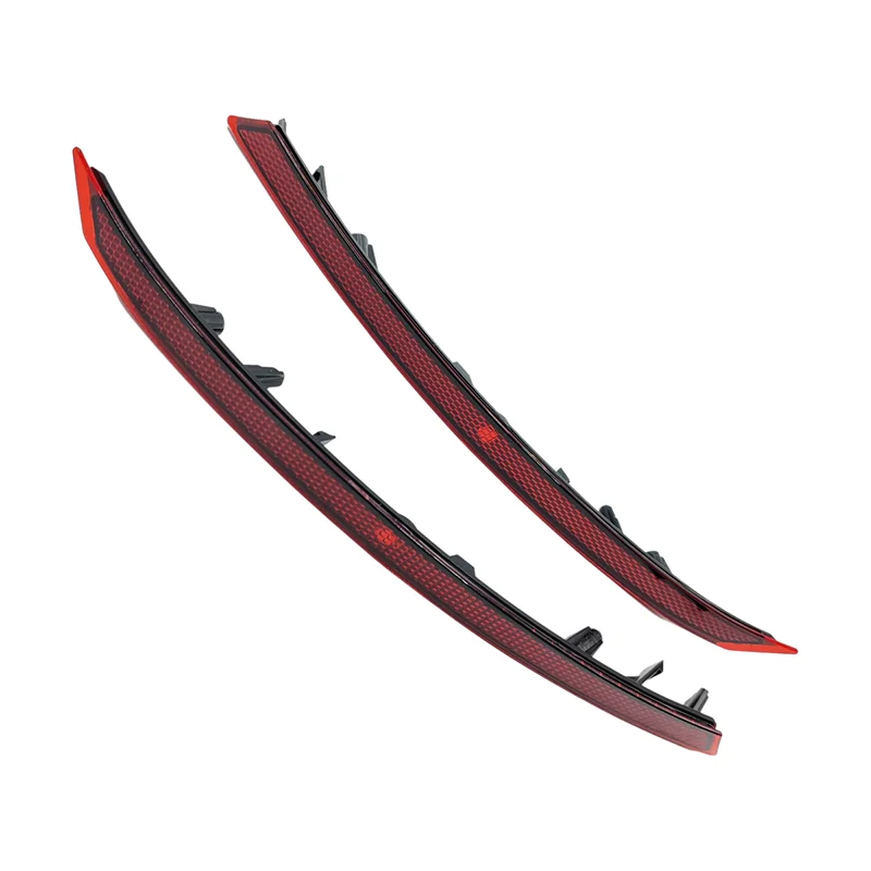 Right and Left Rear Bumper Reflector Red Lens Warning Strip LR093436 LR093435 For Land Rover Range Rover Velar 250PS 300PS 340PS