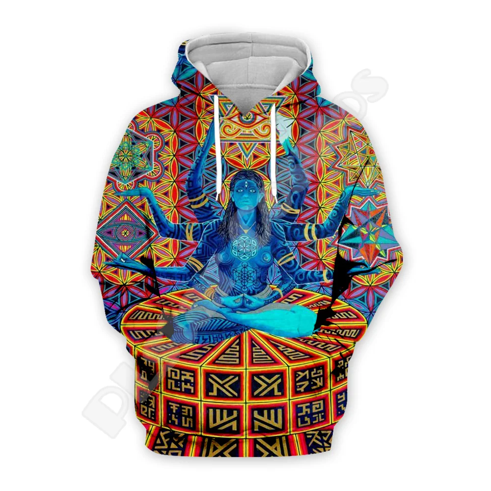 

NewFashion Trippy Buddha Mandala Psychedelic Colorful Retro Tracksuit 3DPrint Pullover Harajuku Vintage Casual Jacket Hoodies Q3