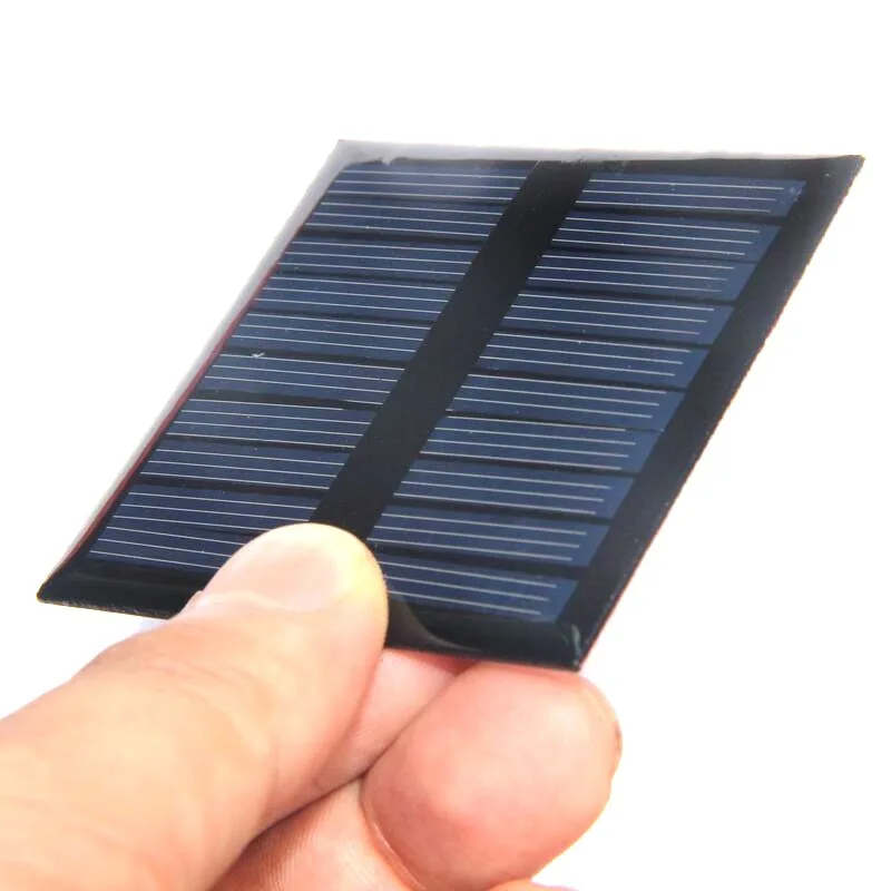 Hot 1000PCS 0.45W 5V Mini Solar Panels Solar Cell Module DIY Solar Charger System for 3.7V Battery Square Solar Plate 60*60MM