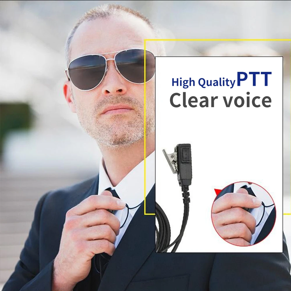 Motorola APX 6000 Earpiece Walkie Talkie Earpiece for Two Way Radio Headset XPR 6350 6550 XPR 7350 APX2000 APX6000 DP4800 DP3400