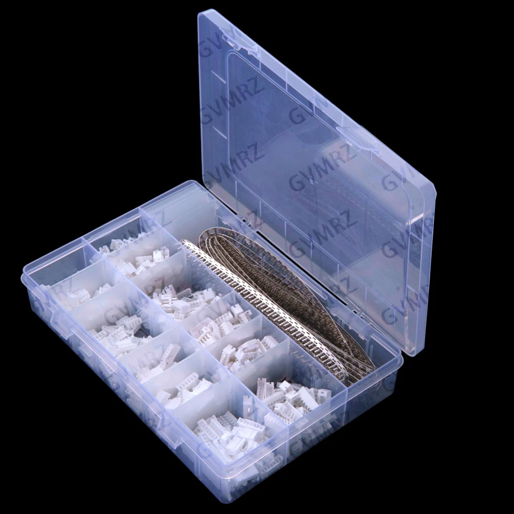 1480PCS 2P-7P JST PH2.0mm pitch 2P 3P 4P 5P 6P 7P housing straight pin base connector terminal block kit 2.0MM  4P 5P 6P 7P