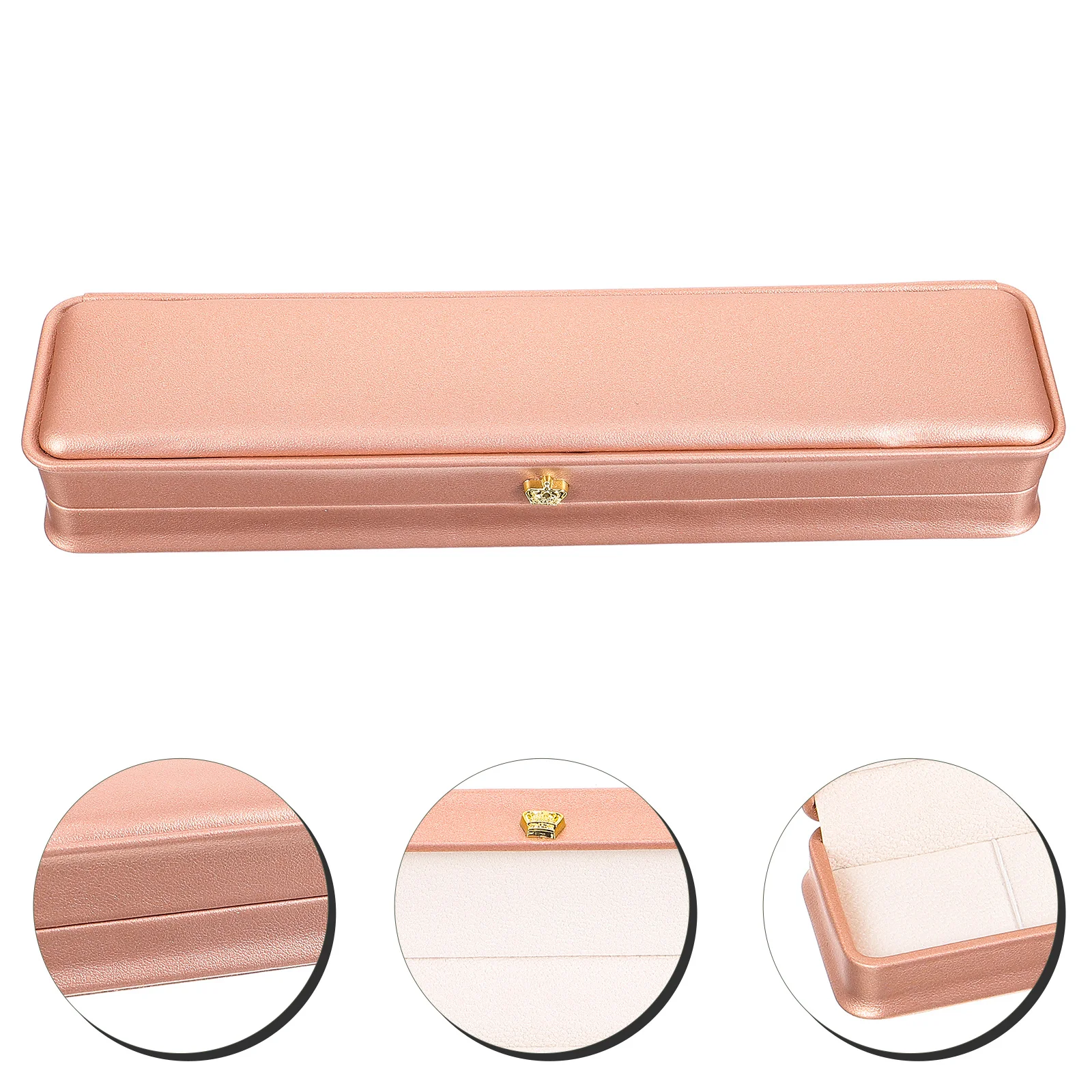 

Jewelry Storage Box Necklace Bracelet Display Case Simple Organizer Safe Reliable Necklace Storage Box