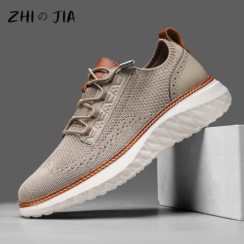 Men's Breathable Mesh Fashionable Footwear Spring and Autumn Casual Sports Shoes Fashionable Matching Oversized Shoes 40-48