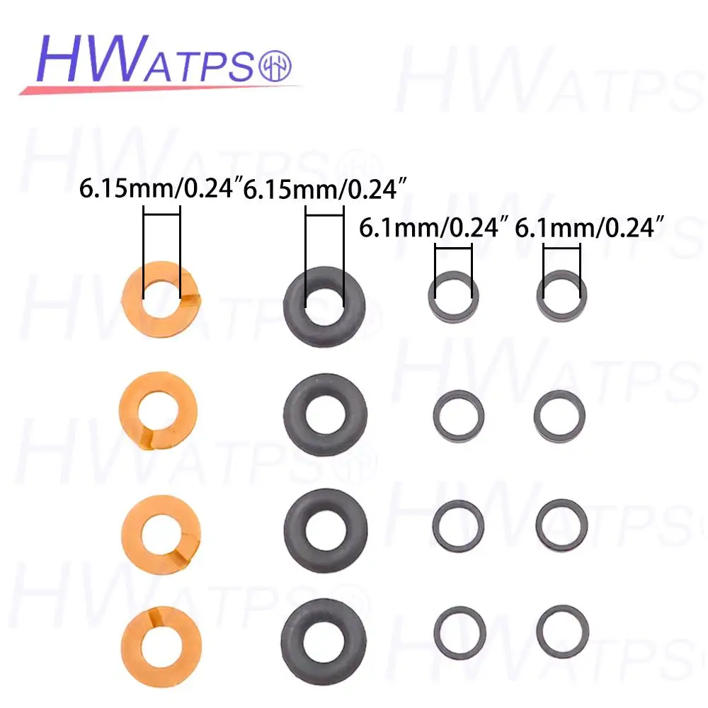 For Chevrolet Malibu Limited Impala Buick Regal LaCrosse Cadillac ATS Fuel Injector Seal 126730356 12633594 12639260 12641740