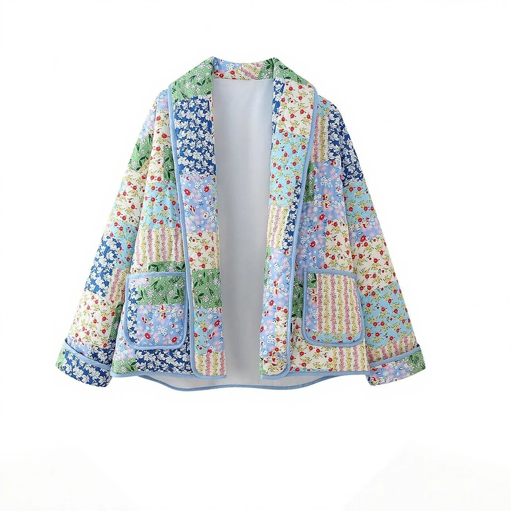 

Повседневная куртка с хлопковой подкладкой и длинными рукавами, дизайн с прямыми рукавами, удобный женский топ, модная тенденция, верхняя одежда