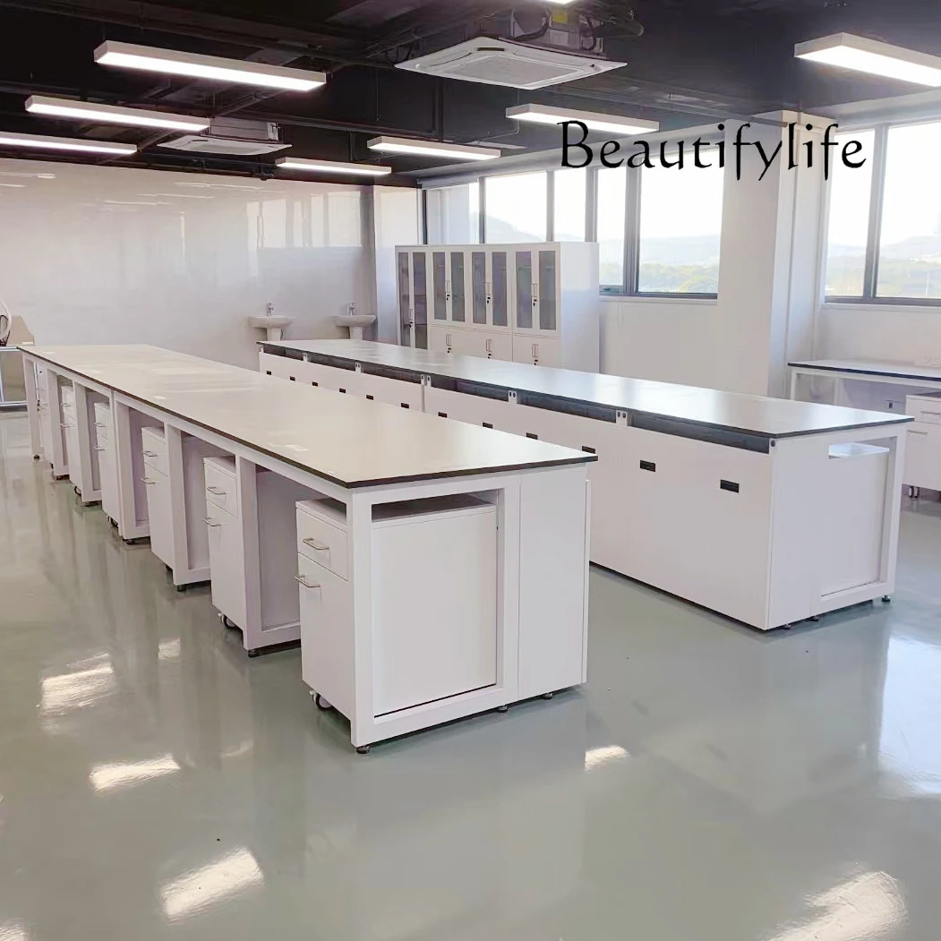 

Custom Commercial Furniture Pharmaceutical Laboratory Bench Chemistry Wall Table Esd Lab Workstations