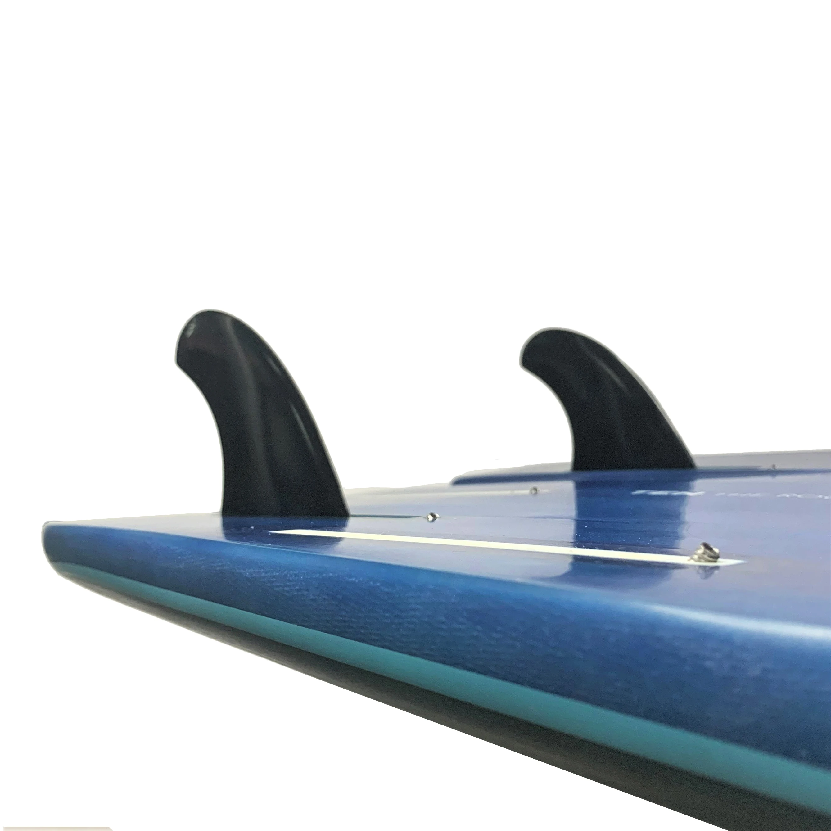 RISECE FCS Center Fin 3.4 Inch Nylon Fin Single Tab 1/2 Base Plastic Surf Fin Replacement Nylon Quad Rears Side Byte Fin