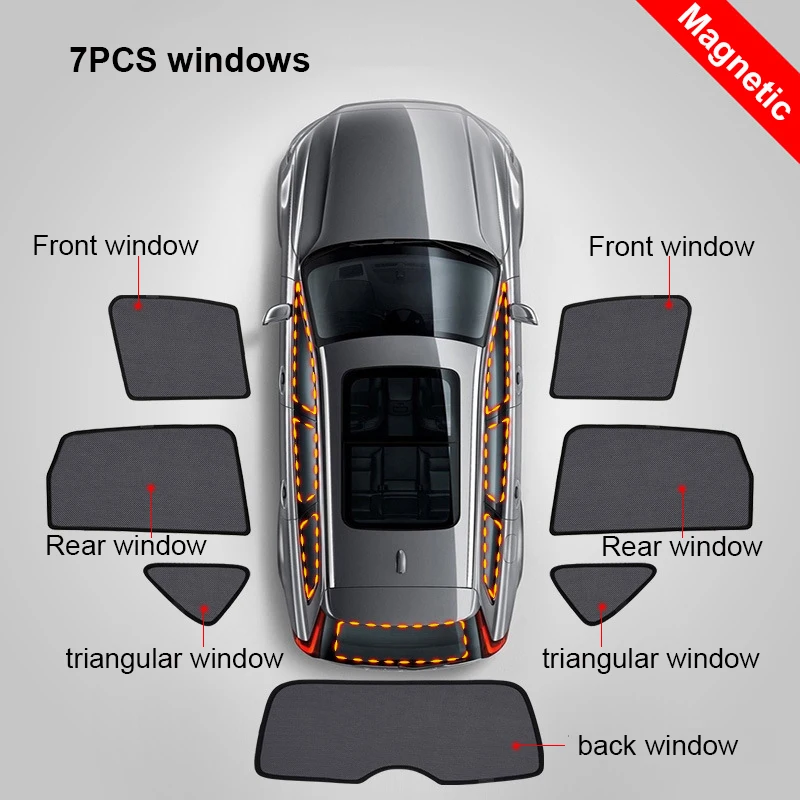 7Pcs Sunshades