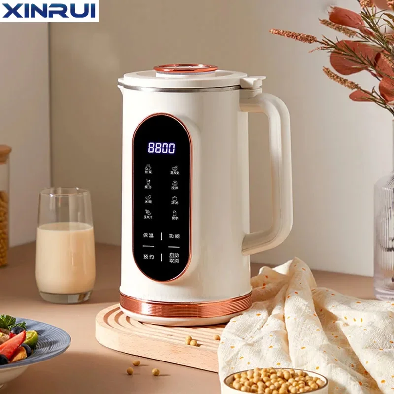 

1500ml Soy Milk Machine Electric Juicer Blender Mixer Soybean Milk Maker Wall Breaking Machine 10-leaf Blade Breakfast Machine