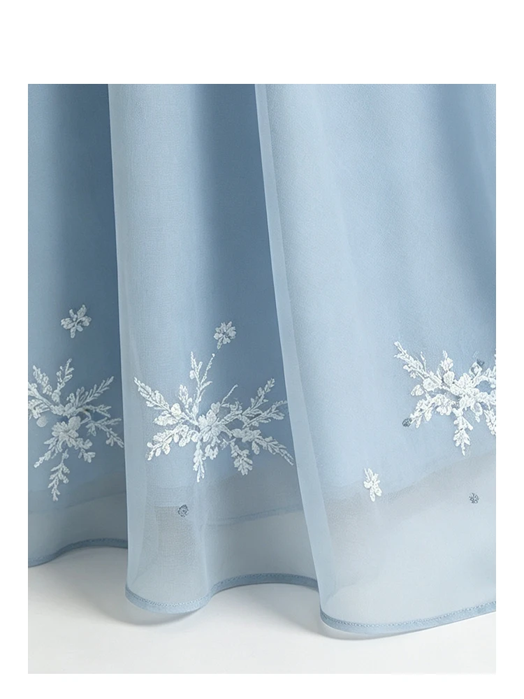 Fashionable Short Sleeve Dress Women plus Size Summer New Style Elegant Popular Skirt French Style Print A-Line Long Dress