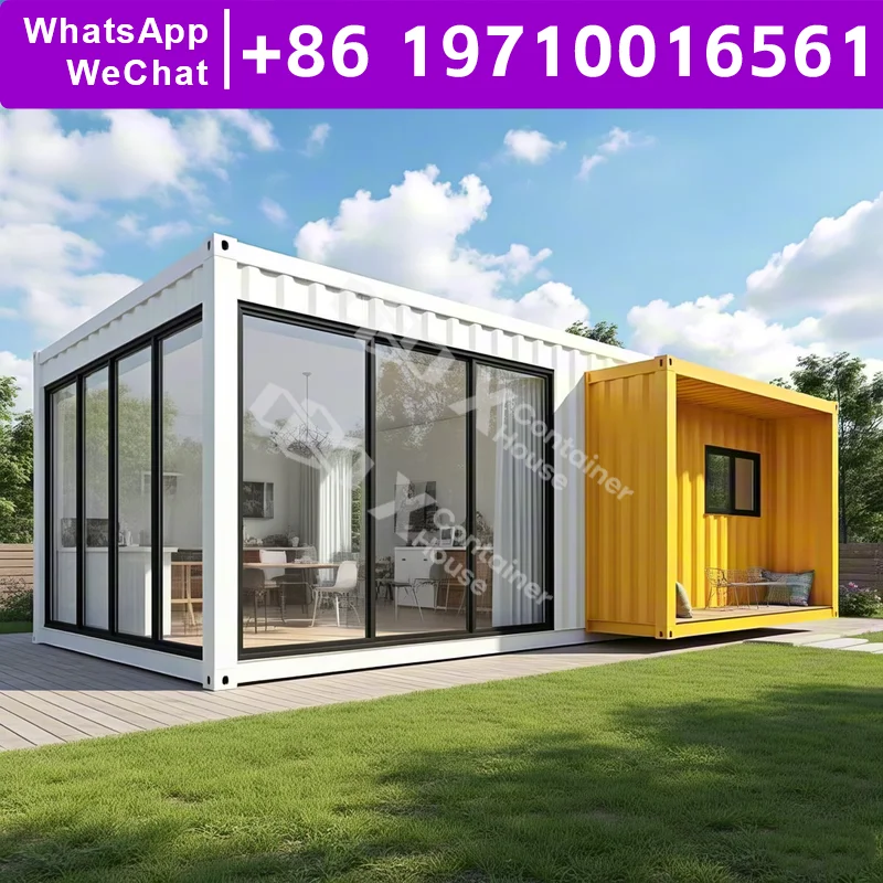 

Mobile Long Life Flat Pack Readymade Homes Modular Prefab Construction Waterproof Fireproof Leak Proof Safe Beach House Design