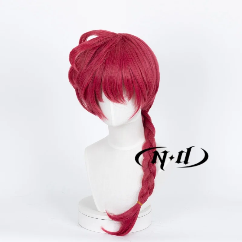 Peruki Cosplay ND Ranma Saotome Czerwona Peruka do Włosów Ranma Anime Cosplay na Comic Con Kostium Coser Impreza Tematyczna Odporne na Ciepło