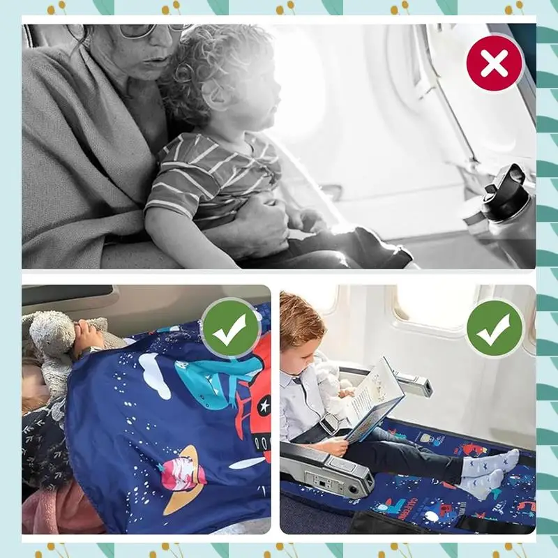 a71p-幼児用飛行機ベッド、子供用キルト付き子供用飛行機ベッド、幼児用の安全で居心地の良い飛行機ベッド、二段シートエクステンダー