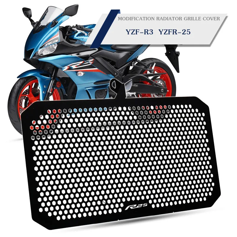 

Защита для радиатора мотоцикла из нержавеющей стали для YAMAHA YZF-R3 YZF R2 R25 YZFR3 2015-2023