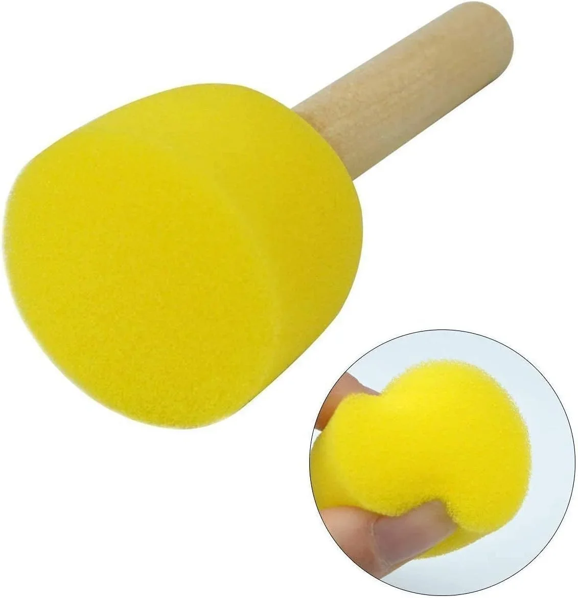 4/20PCS Ceramic Sponge Rod Set Water Absorbing Sculpture Bloom Pottery Tools DIY Crafts Hand Making Accessories