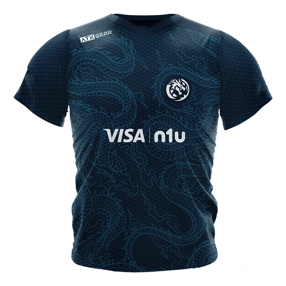 Leviathan 2024 Jersey T-Shirt  VCT Aspas Leviathan Team Valorant Shirt Men's And Women's Fan Uniform Game Fans T