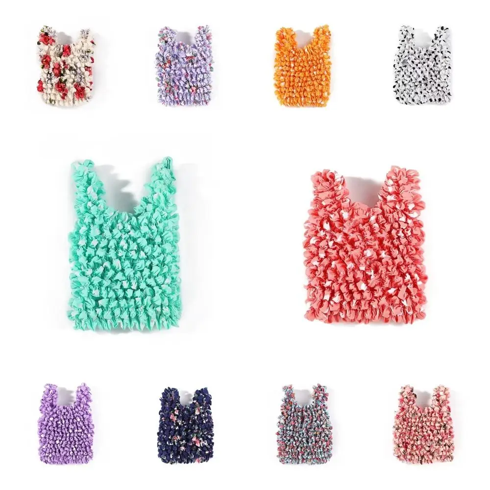 

Reusable Bubble Foldable Stretch Bag Large Capacity Shopping Bag Magic Stretch Puff Bag Chiffon Handheld Storage Bag Travel