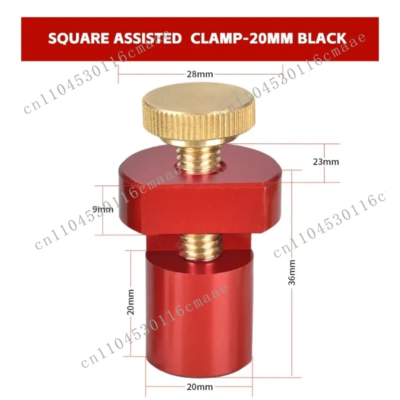 Aluminum alloy stop clip 19/20 mm woodworking table limit block