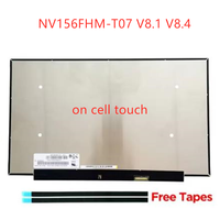 LCD replacement NV156FHM-T07 V8.1 V8.4 NV156FHM T07 15.6 Inch Touch Screen Laptop LCD Display Matrix 1920x1080 FHD IPS 40 pins