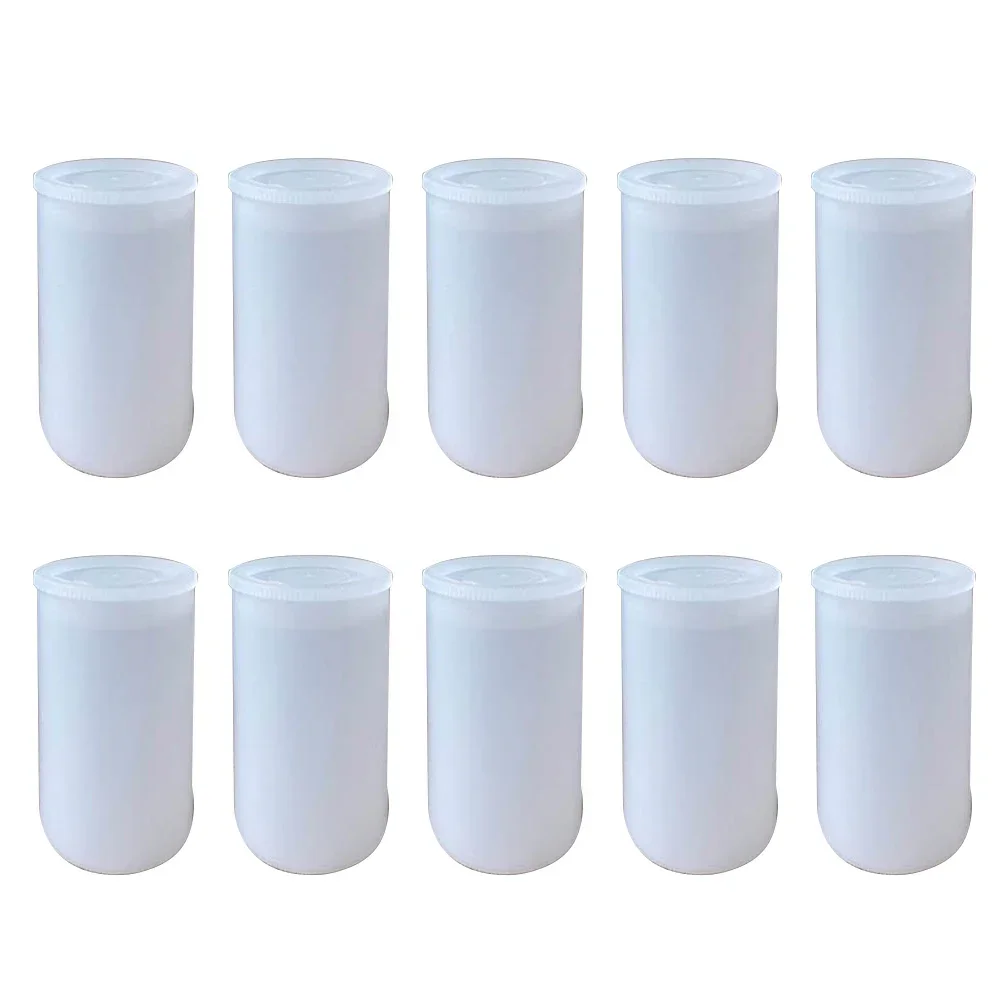 

10Pcs Clear Plastic Empty Bottle Roll Film Case Box Seal Fishing Bait Container Paint Pigment Box Palette DIY Craft