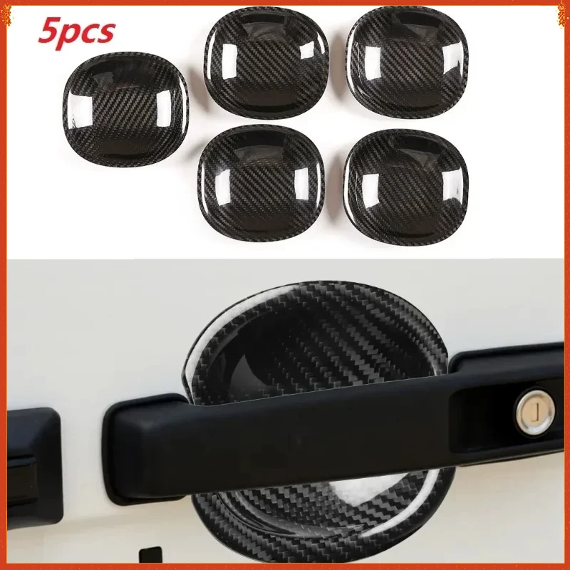 

For Mercedes-Benz G Class W463 W464 12-22 G55 G63 G500 G550 Real Dry Carbon Fiber Exterior Door Handle Bowl Cover Trim Body Kit