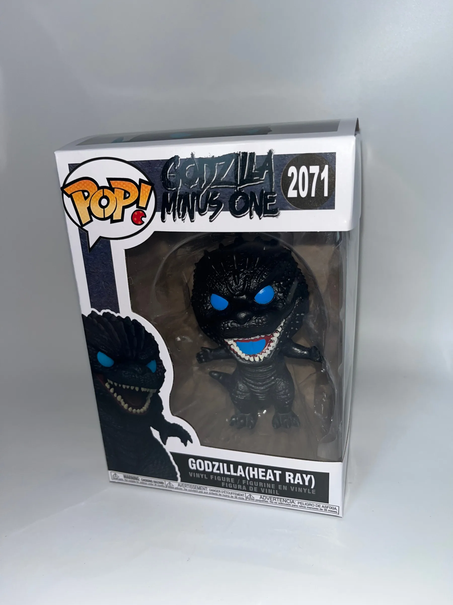 Funko Pop Godzilla Minus One Godzilla Heat Ray # Figura de acción de vinilo de monstruo de terror 2071, modelo coleccionable de Halloween, juguete de regalo