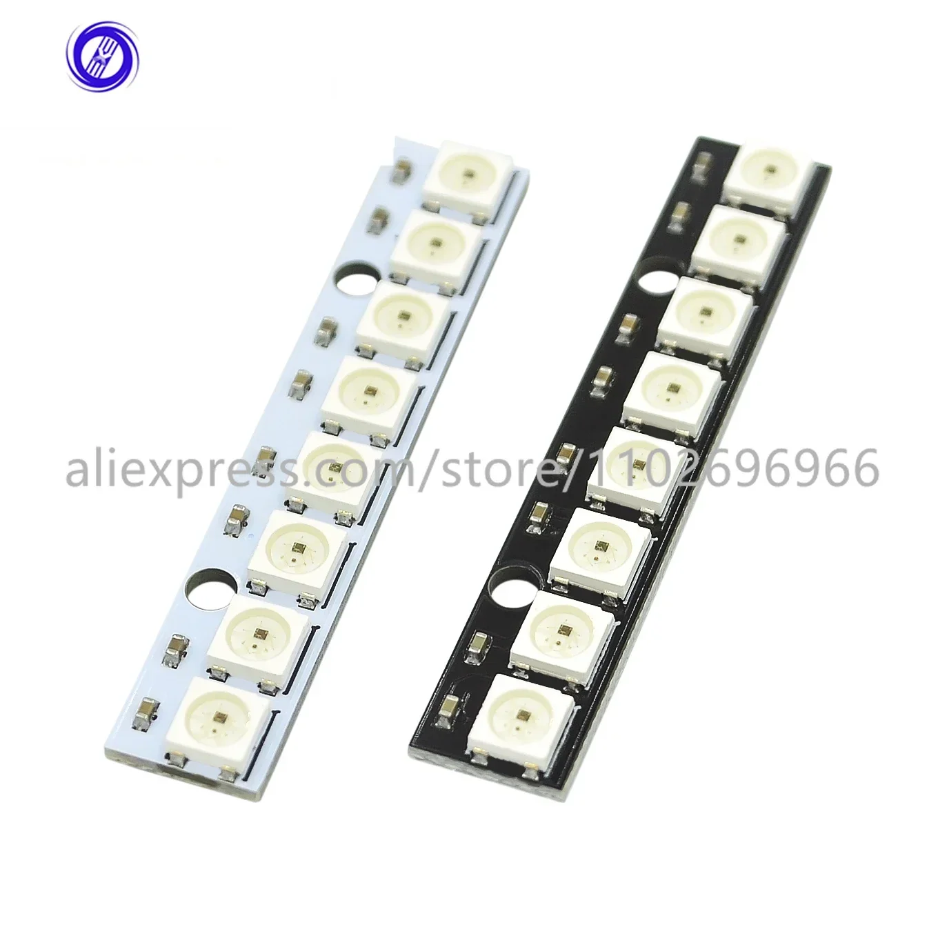 10PCS/LOT 8 channel WS2812 5050 RGB LED lights built-in full color-driven development board