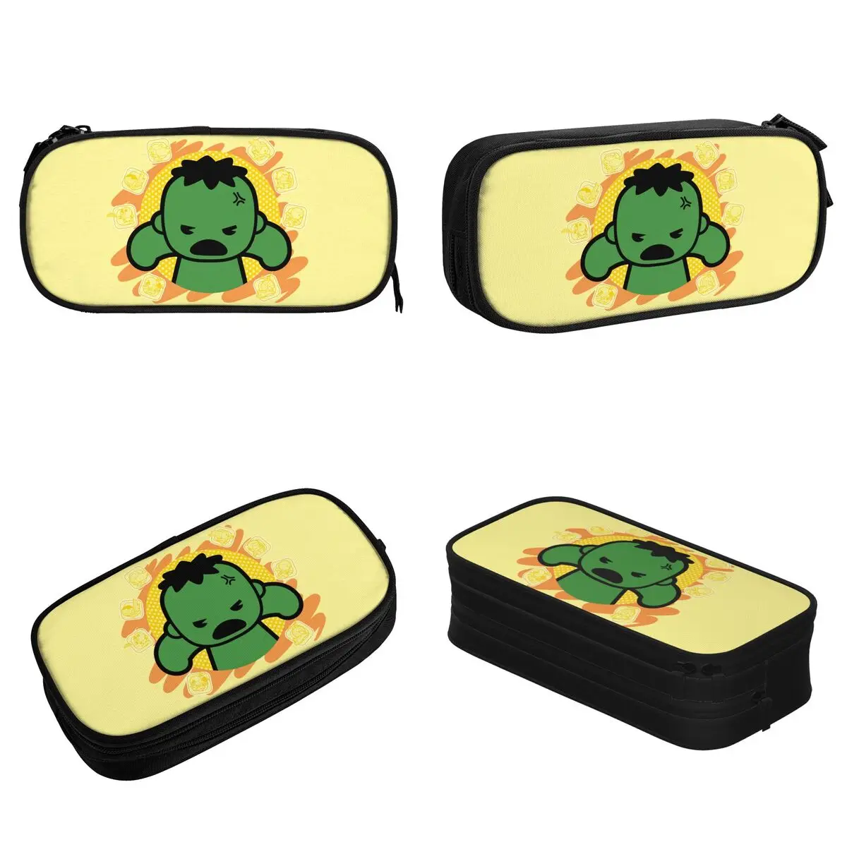 Cute Kawaii Hulk Hero Pencil Case Pencil Pouch Pen Box for Student Big Capacity Bags Students School Gift Stationery