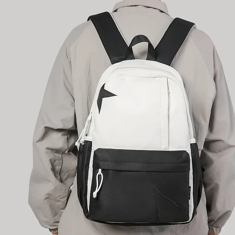 

Canvas Middle High School Backpacks for Teenage Lightweight Large Capacity 16 Inch Laptop Bag College Student Schoolbag