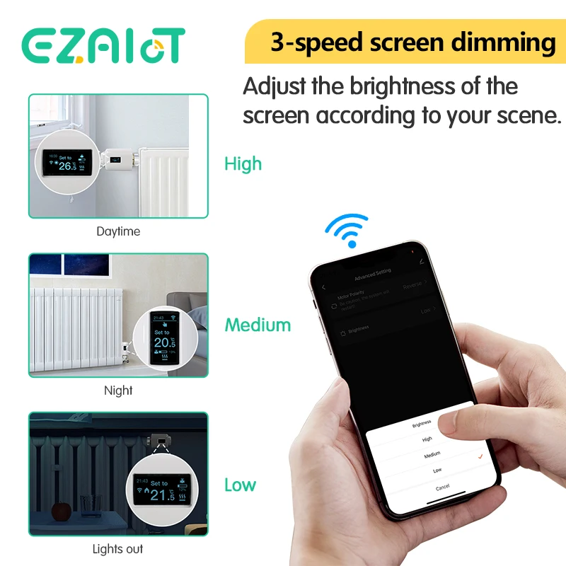 ZigBee TRV WiFi Radiator Thermostat Valve Tuya Smart Life Room Temperature Heating Controller Actuator Voice Google Alexa Home