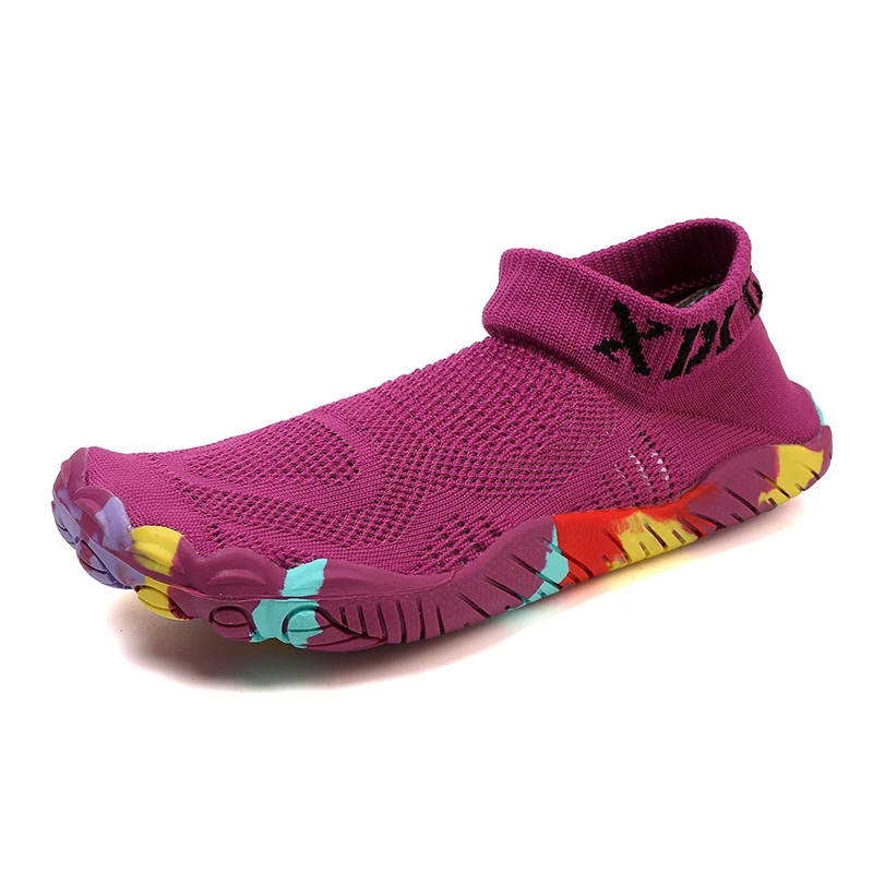 Couple's Five-Finger Barefoot Hiking Shoes Quick-Dry Anti-Slip Beach Shoes Lightweight Breathable Casual Sports Shoes