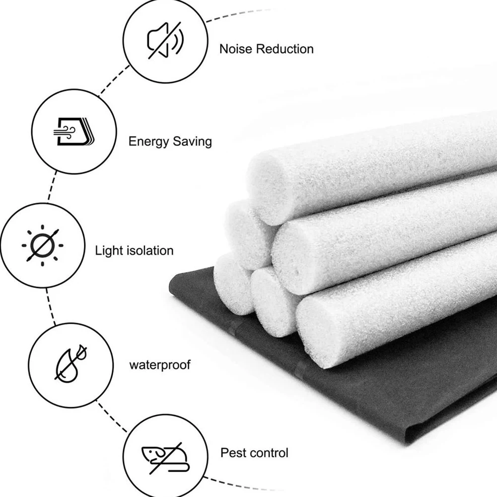 EPE Foam and Leather Door Bottom Seal Strip for Effective Draft Exclusion and Year-Round Climate Control Support
